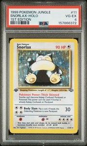 Snorlax 11/64 Jungle 1st Edition Holo Rare