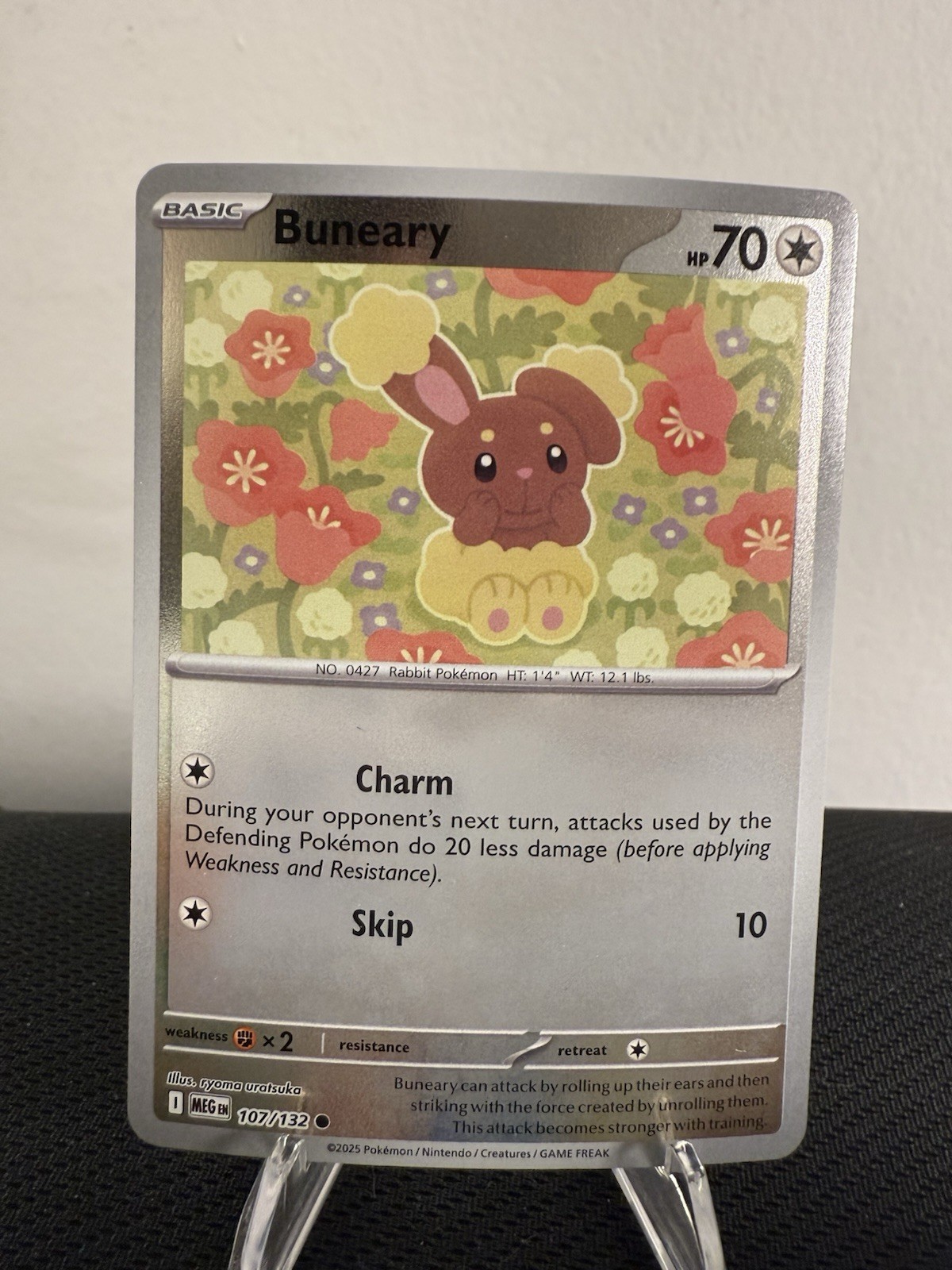 Pokemon Mega Evolution Base Buneary Reverse Holo 107/132 - NM Near Mint
