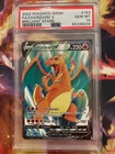 2022 POKEMON SWORD & SHIELD BRILLIANT STARS #153 FULL ART/CHARIZARD V PSA 10