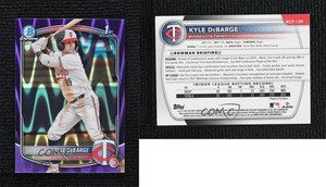 2025 Bowman Chrome Prospects Purple RayWave Refractor /250 Kyle DeBarge #BCP-139