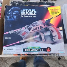 STAR WARS Rebel Snowspeeder  Power of the Force - Kenner electronic Open 1995