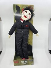 2004 SAW Jigsaw Killer Action Figure Peluche Bambola con Suono 20 Pollici Mulinello Giocattoli Neca