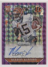 2015 Panini Prizm Rookie Signatures Violet Mosaic 32/50 Mario Alford Auto 07d9