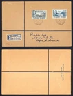 Falkland Is SG157/8a 9d and 1/- on a FDC