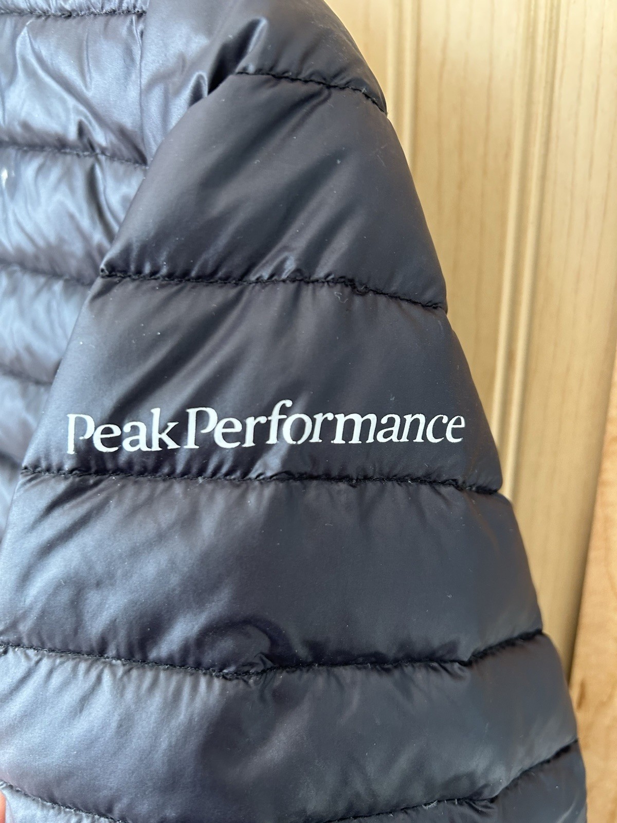 Peak Performance Black Down Puffer Coat Jacket St… - image 5