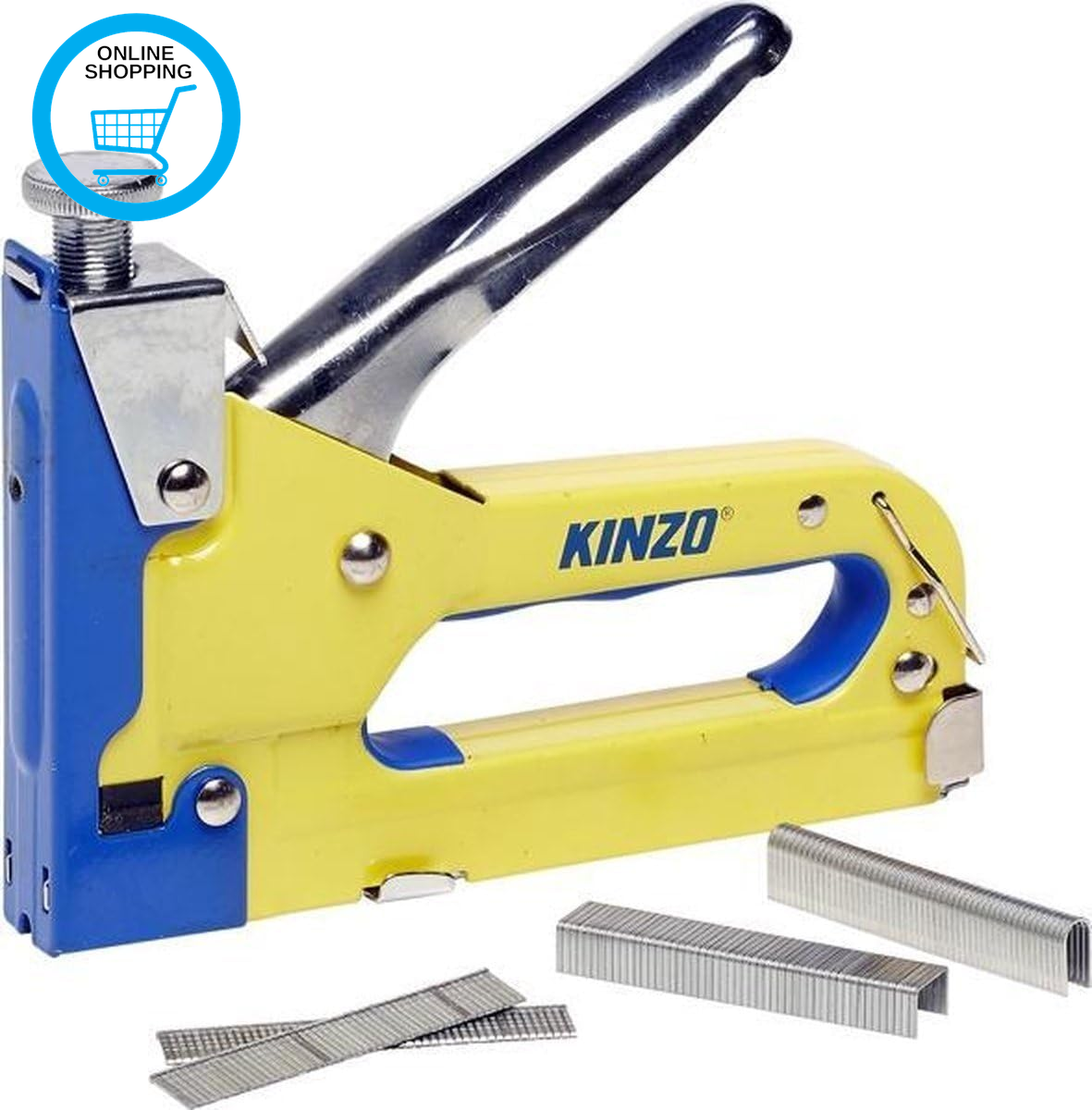 KINZO 71916 Heavy Duty 3 Way Staple Gun
