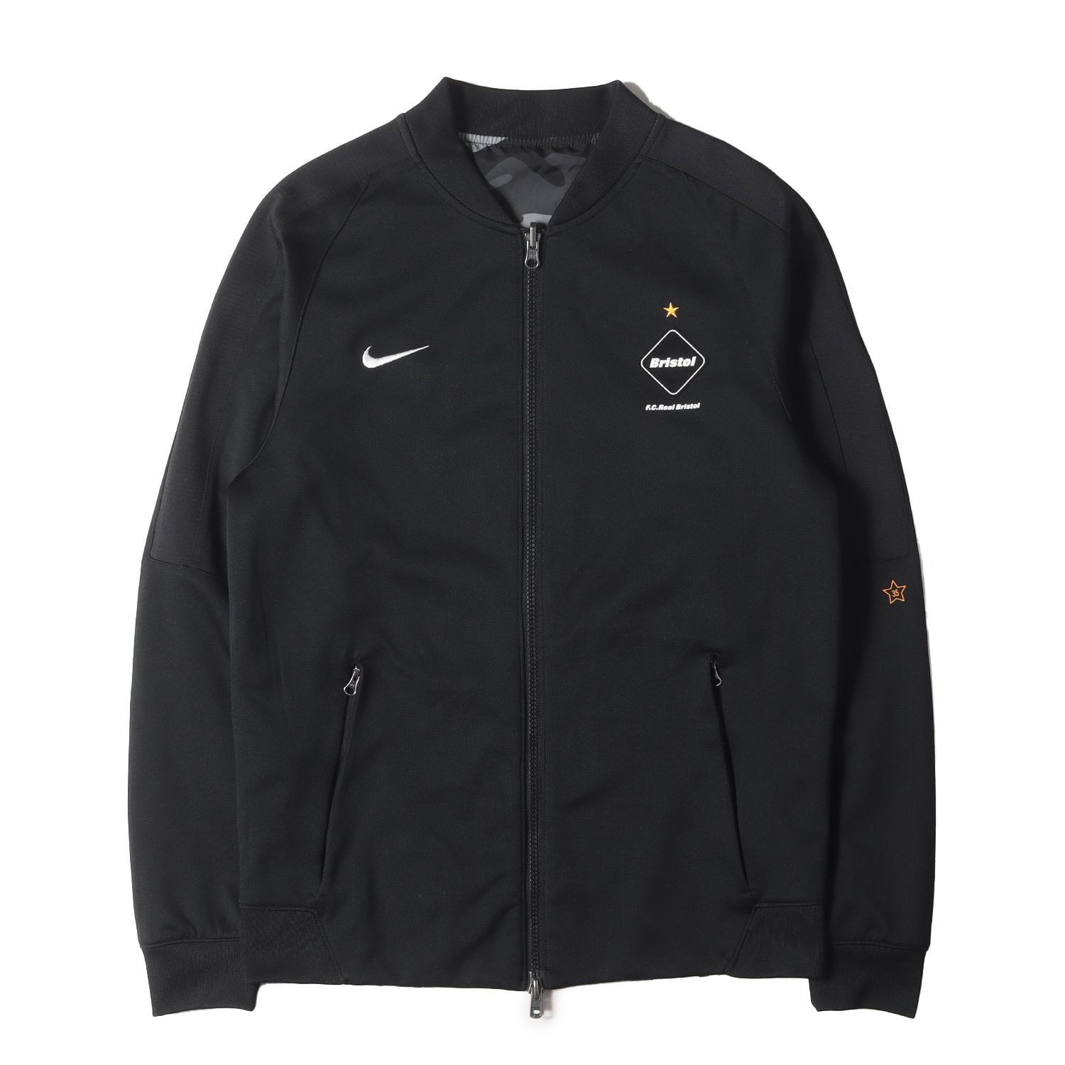 SACAI X NIKE Giacca F.C.Real Bristol F Seal taglia S Nike mimetica tessuto inverso riscaldamento