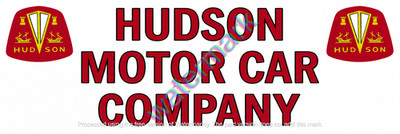 Hudson Motor Car Company 8x24  Metal Sign 6'' x 18'' or 8 x 24