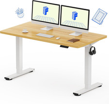 FLEXISPOT EN1 One-Piece Standing Desk with 1-Inch Thick Seamless Desktop, 55"X28