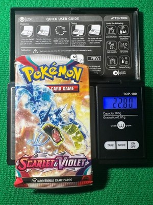 HEAVY? Grams! Pokémon Scarlet Violet Factory Sealed