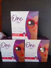 One by Poise 2 in 1 Liners Extra Coverage Long Length Lot of 3 discontinued new