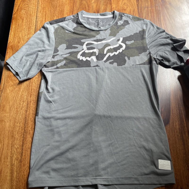 Fox Ranger M Cycling MTB T Shirt Camo Style Short Sleeve