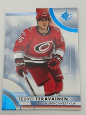 2023 Teuvo Teravainen 2023-24 SP Hockey Blue Parallel Hurricanes