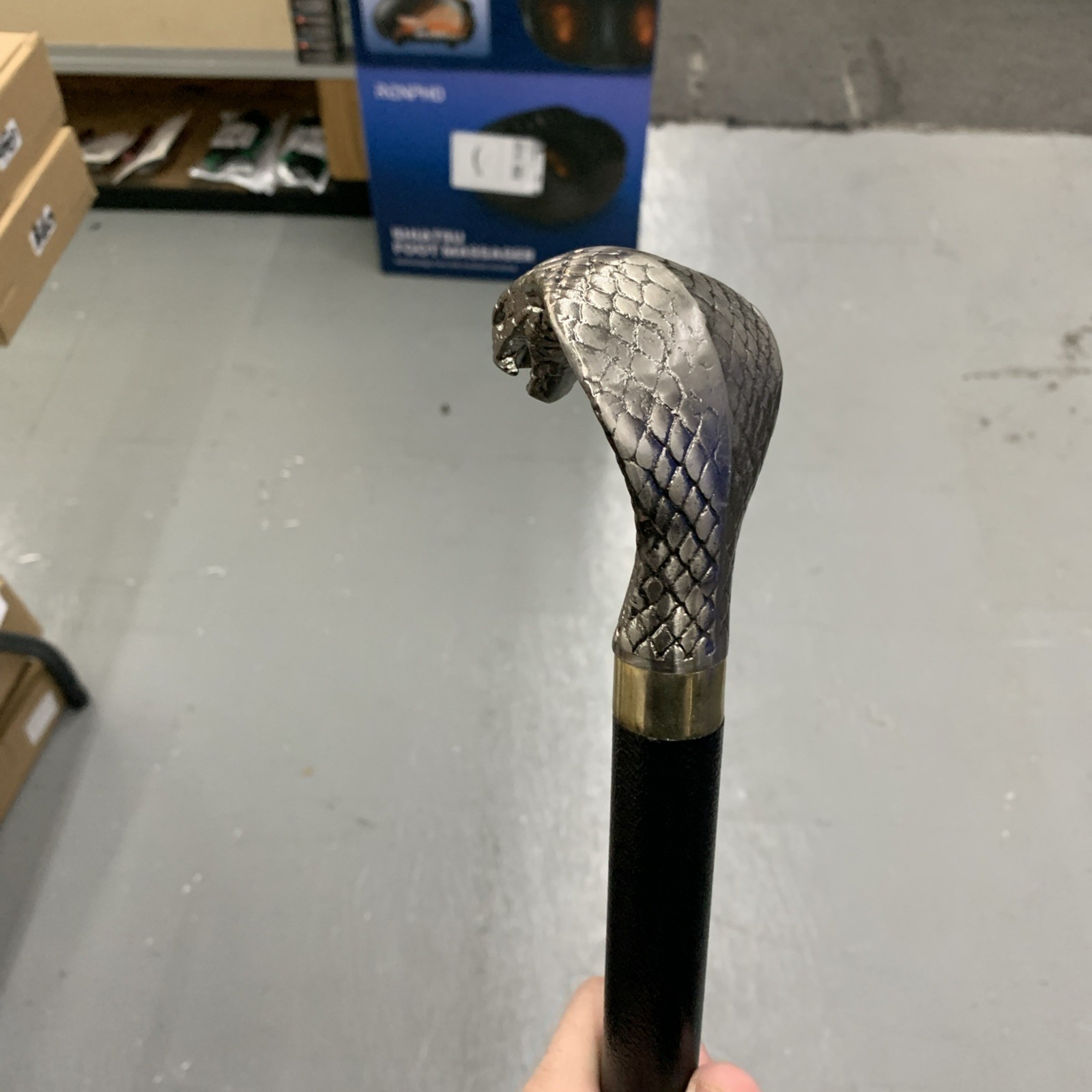 COBRA SNAKE HEAD CANE Walking Stick Canes Vintage BRAND NEW FREE SHIPPING