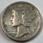 1928 S Mercury Dime circulated 90% Silver  Nice Coin!