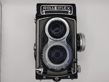 Rolleiflex T 1956 Grey TLR in excellent condition - Film Tested - 75mm Tessar