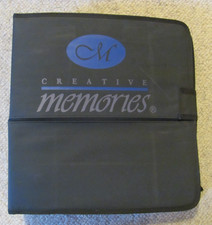 Creative Memories Binder w/ 10 Double Sided Sheets of Die Cuts/New and Used Sets