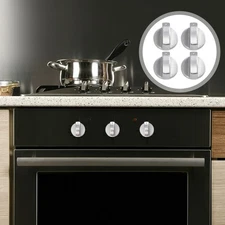 4 Pcs Gas Burner Control Knob Replacement Electric Stove Knobs Range