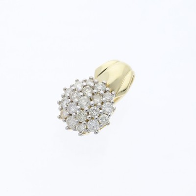 Brillanten Diamanten Anhänger 1,00 ct 585 Gold 14 Karat Deta Schmuck Top Preis