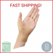 Thumb Wrist Support Brace 2 Pcs ,Elastic Gel Arthritis Fingerless Glove for Pai
