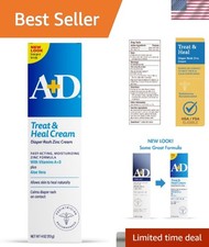 Zinc Oxide Diaper Rash Cream - Pediatrician Recommended Baby Relief, 4 oz