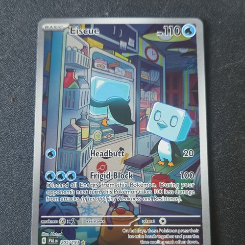 Eiscue (Illustration Rare) 205/193 Sv02: Paldea Evolved Holo Basic 110 HP