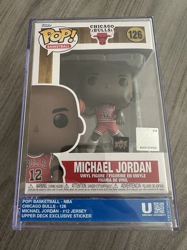 Funko Pop! Basketball Michael Jordan Chicago Bulls #126 Upper Deck Exclusive