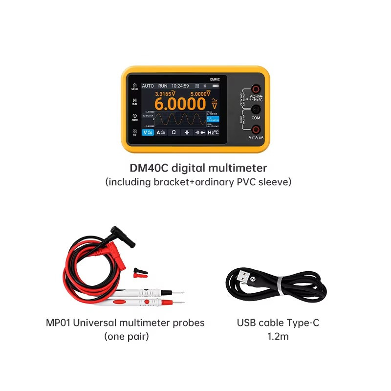 M40 Digital Multi meter Oscilloscope Signal Generator 3 in 1 50M Sample rate