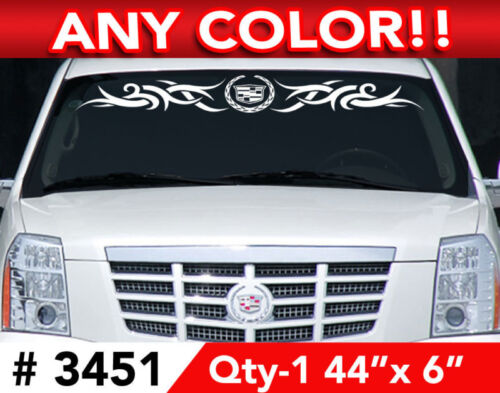 CADILLAC ESCALADE CTS STS TRIBAL DECAL STICKER 44"x6 - Afbeelding 1 van 2