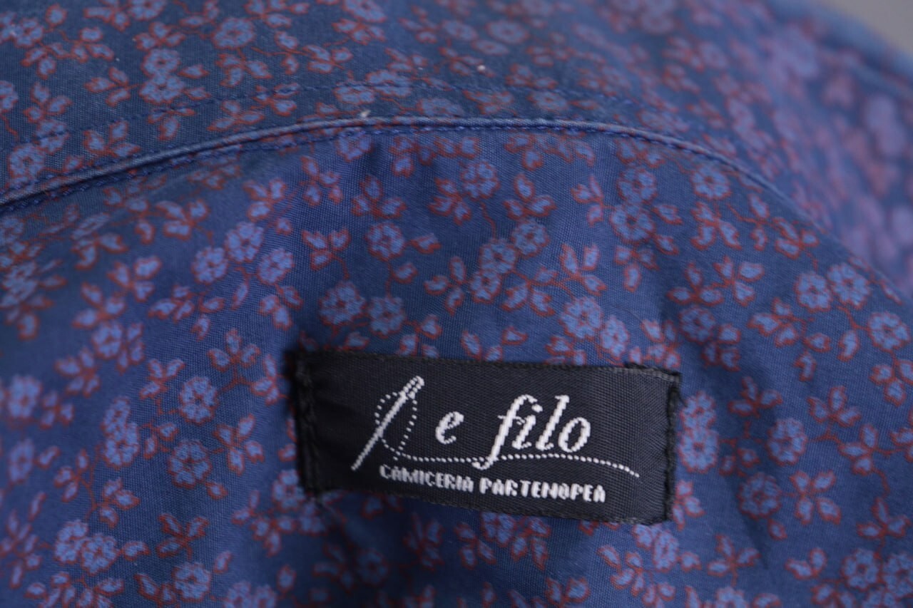 Camiceria Partenopea Blue Floral Long Sleeve Dres… - image 15