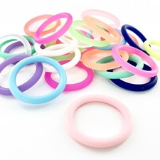 O-Rings - Silicone Water Bottle Holder/Drink Charms/Pacifier Clips Adapters