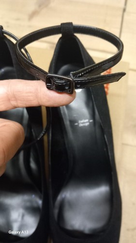Scarpe decollete Cerimonia Eleganti donna Nero Con Il Tacco Numero 40,5 - Foto 2 di 13