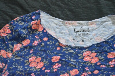 DNMX Jeans LA-Shirt Longsleeve T-Shirt Tunika XL 44 TOP