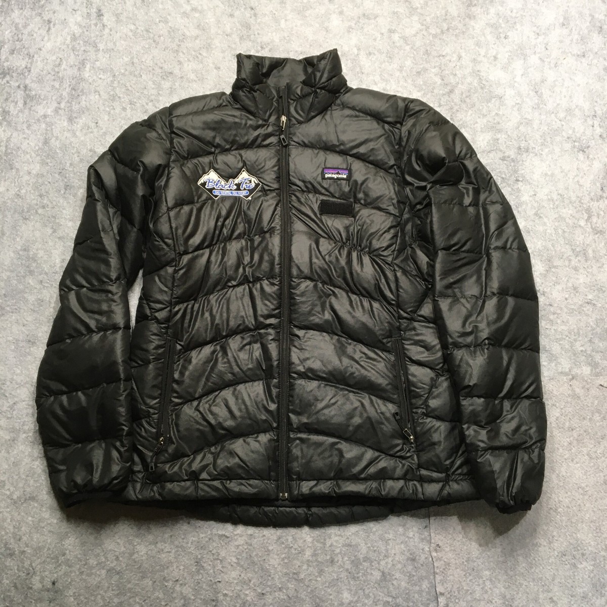 Patagonia Hi Loft Down Sweater Womens Medium M Black Ski Rental