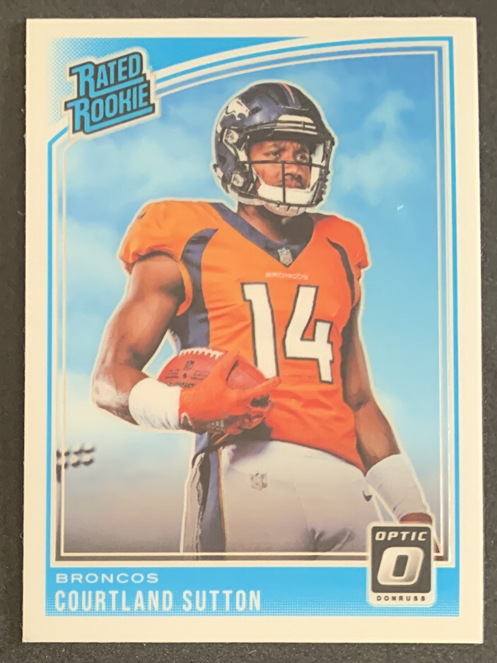 Courtland Sutton 2018 Panini Donruss Optic Rookie Card RC #162 Qty