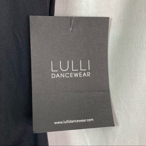 Lulli Dancewear Josephine Black Leotard with Animal Print Mesh LUF418 XS NEW NWT - Picture 6 of 8