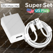 Quick Charging USB Cable Power Adapter 5V-2A Fast Charger For iPhone 6 7 8 XR 12