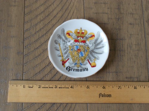 Germany Mini Souvenir Porcelain Plate Disney Reutter Pozellan Denkendorf 4" NIB - Picture 7 of 8