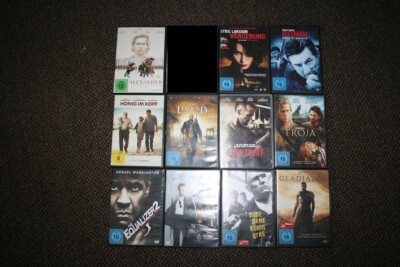 DVD 11 Stück Top Titel, Gladiator 1, Equalizer, Ronin, Homefront ......