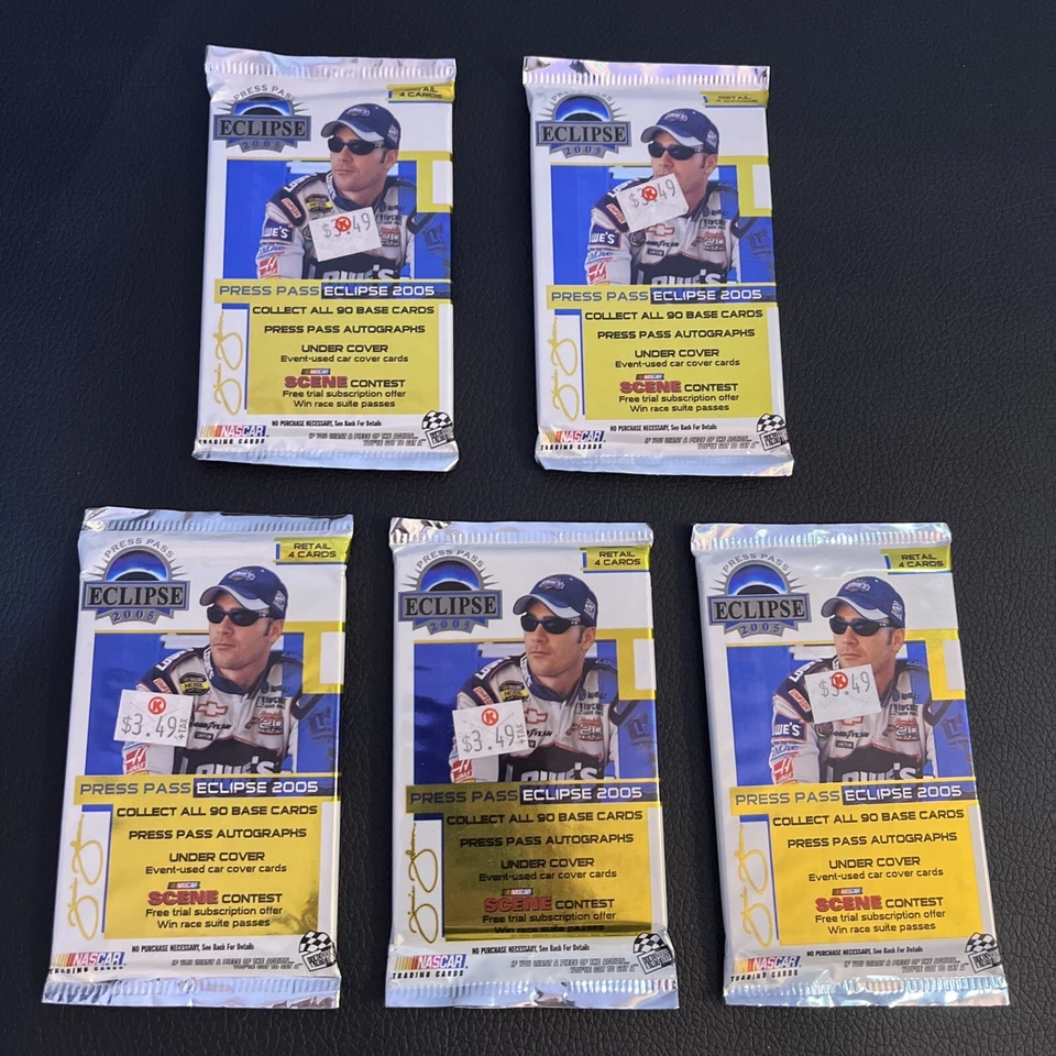 Ten (10) Unopened Press Pass Eclipse 2005 Nascar Trading Cards Packs - Image 4 of 4