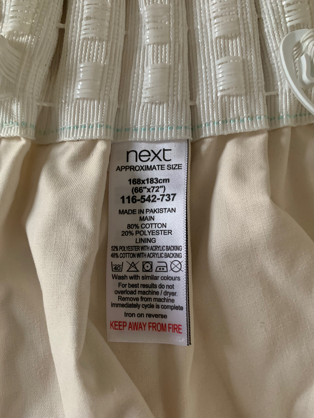 NEXT Light Green Floral Pencil Pleat Blackout Curtains 66 x 72" eBay