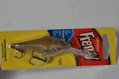 1 - Berkley Frenzy Medium Diver Bass Fishing Crankbait Lure! Model#  FD7-M-AY