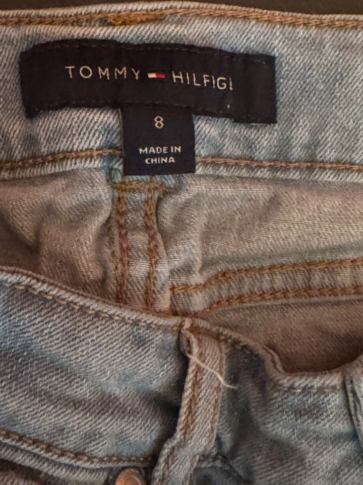 Tommy Hilfiger джинсовой ткани синие джинсы шорты девочек размер 8 - Изображение 3 из 3