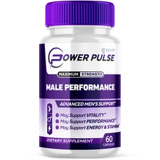 Power Pulse Advanced Supplement for Men with Natural Ingredients 60 Capsules