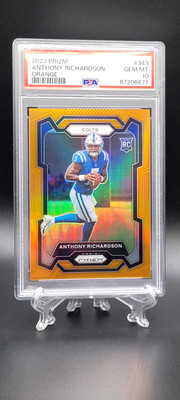 2023 Prizm Anthony Richardson Orange /249 PSA 10