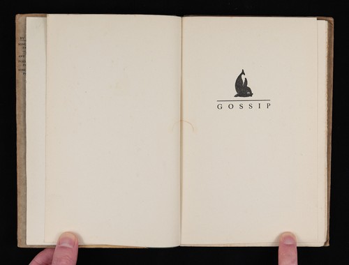 ALEXANDER GRAY Porpoise Press GOSSIP : A Book of New Poems 1928 1st HB/DJ - Picture 13 of 24