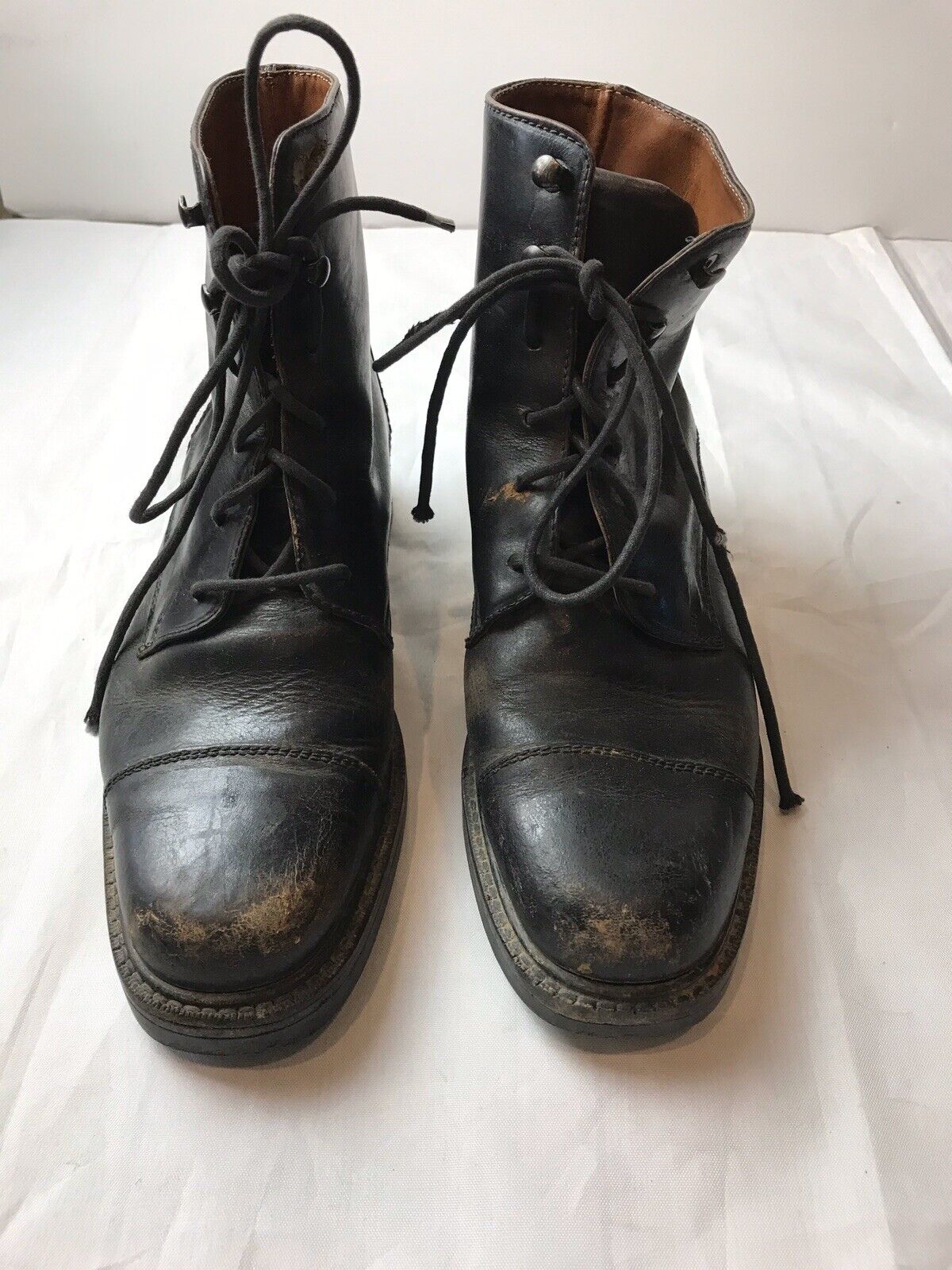 Aged Black Leather 