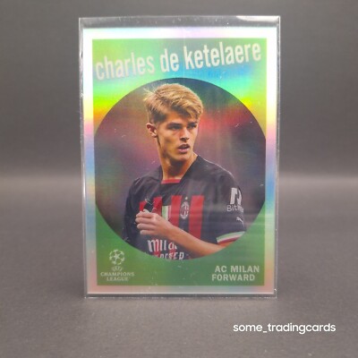 TOPPS UCC 2022/23 Charles De Ketelaere AC Milan 1959 Topps Refractor