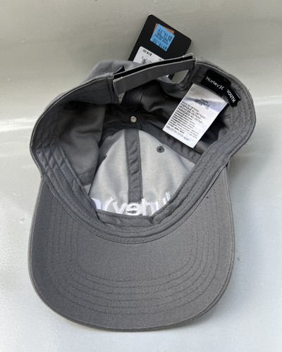 Hurley Cool Gray Boys Adjustable Hat Cap - Picture 5 of 5