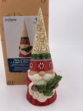 Enesco Jim Shore - Christmas Gnome Holding Holly 6"  6009180